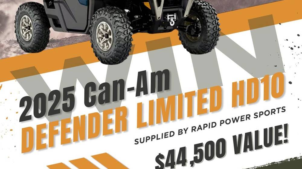 Win A 2025 CAN-AM Defender Limited HD10