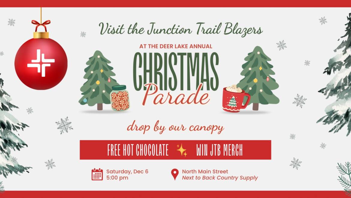 Stop By JTB’s Tent at the Christmas Parade